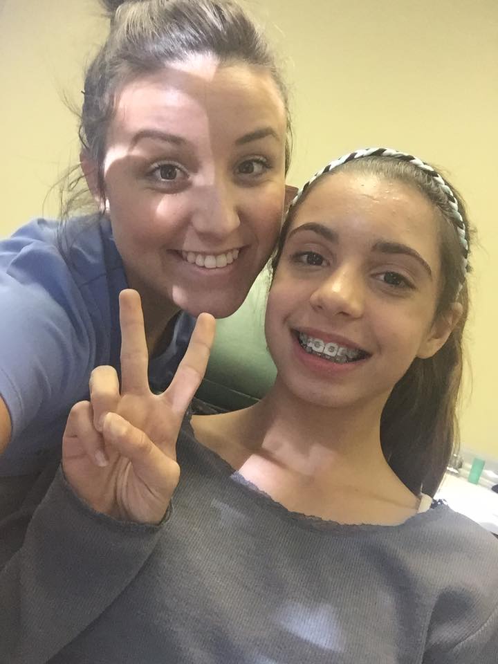 isabella got braces