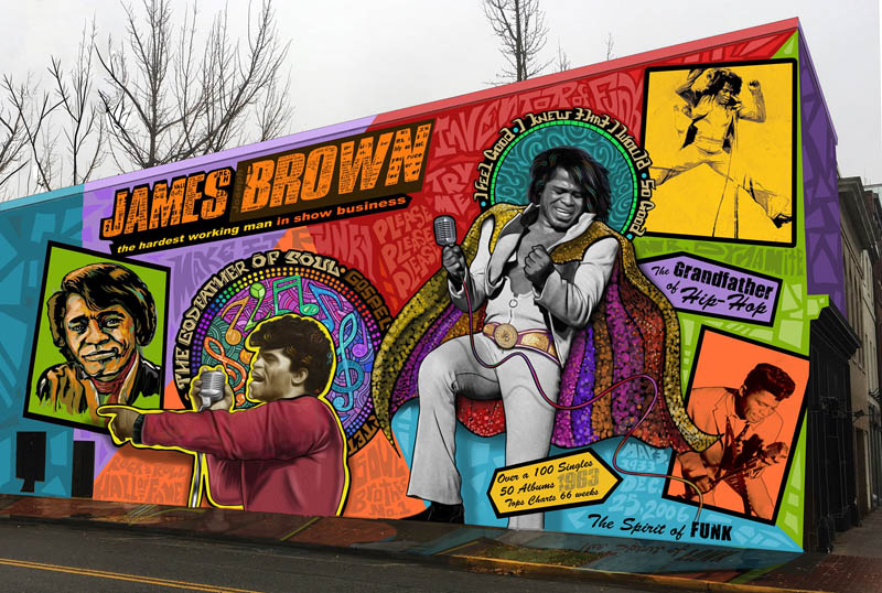 James Brown Mural