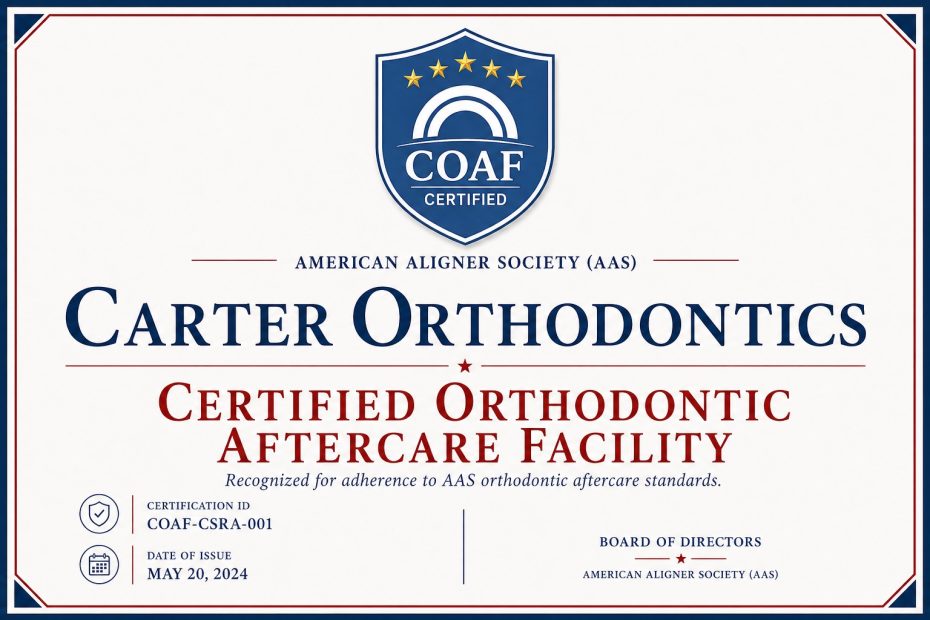 Certified Orthodontic Aftercare Facility (COAF)