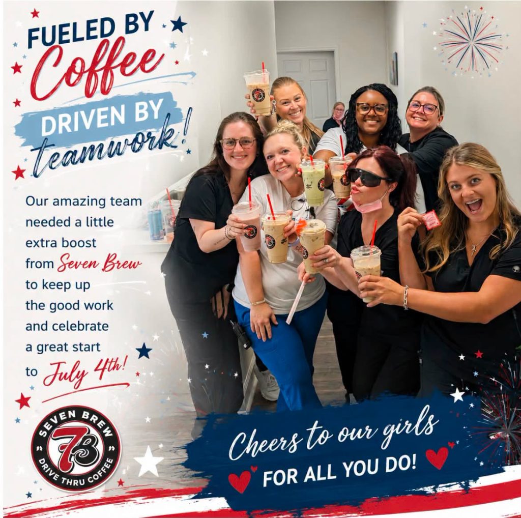 Celebrating Our Amazing Team with Seven Brew Coffee