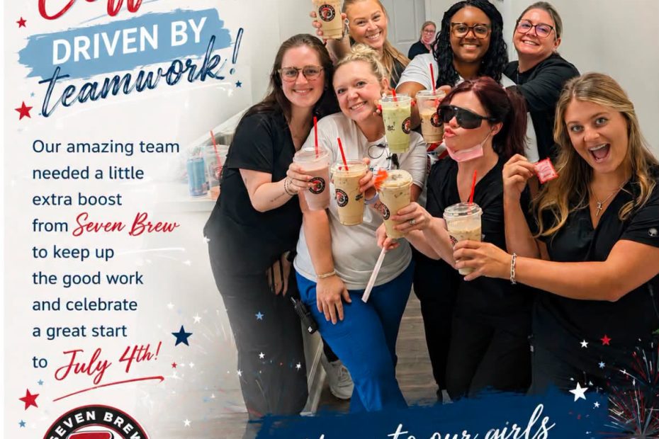 Celebrating Our Amazing Team with Seven Brew Coffee